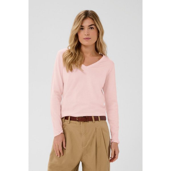 Saint Tropez Strickpullover MilaSZ LS V-Neck Pullover Viskosemischung, Regular fit