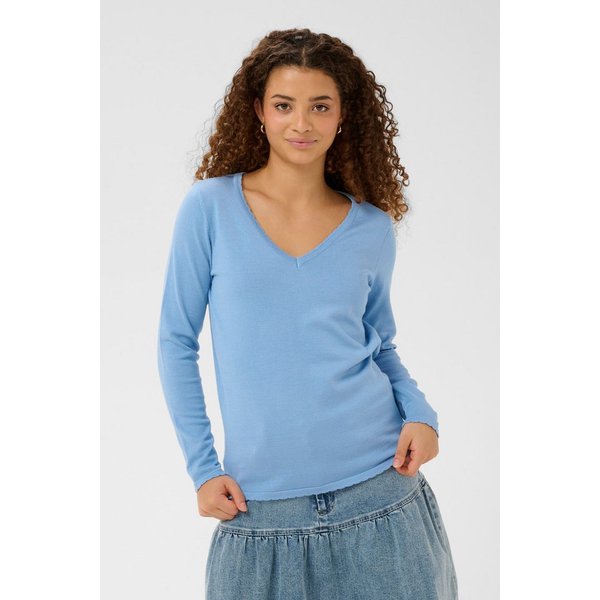 Saint Tropez Strickpullover MilaSZ LS V-Neck Pullover Viskosemischung, Regular fit