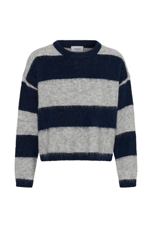 Saint Tropez Strickpullover TayzieSZ Pullover Materialmix, Oversize fit – Bild 5 von 5