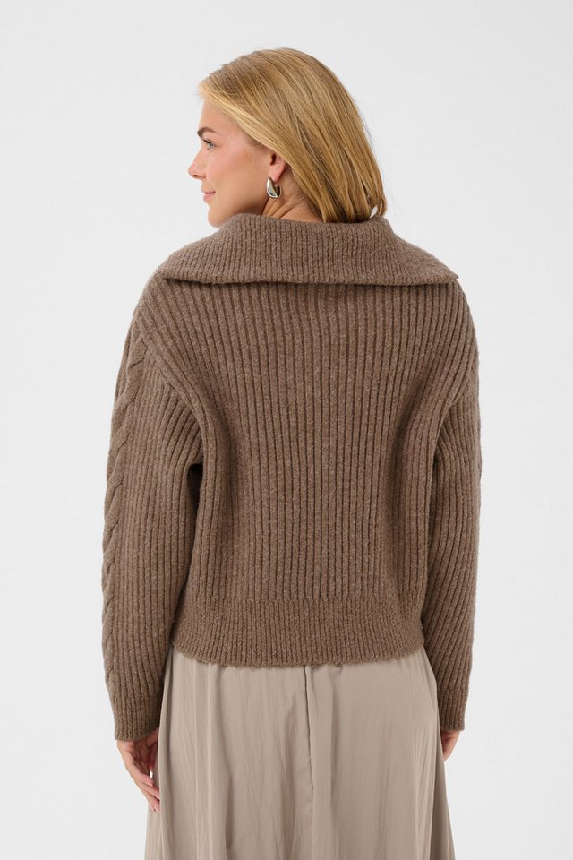 Saint Tropez Troyer TalmaSZ Pullover Materialmix, Regular fit, Zopfstrickmuster – Bild 2 von 5