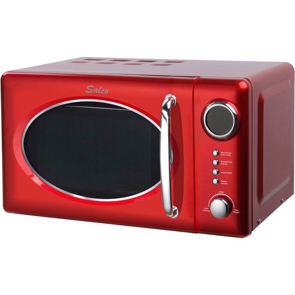 SALCO Mikrowelle SRM-20.5G, Grill, Mikrowelle, 20 l, im Retrostyle