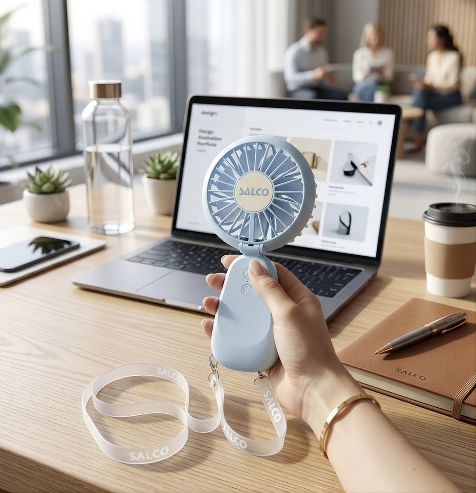SALCO Mini USB-Ventilator SMF-20bl – Bild 4 von 5