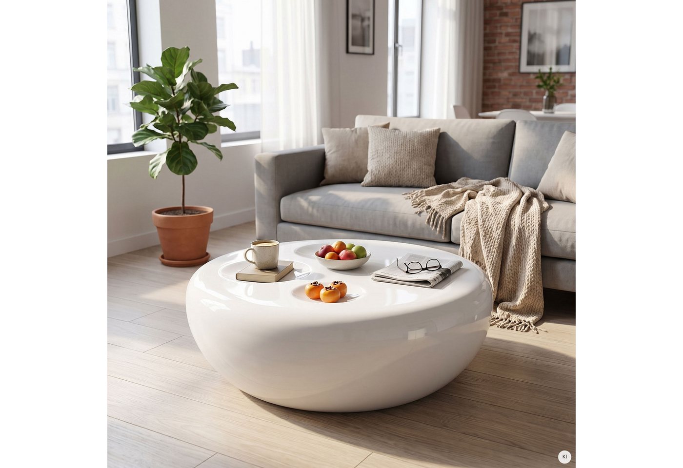 SalesFever Couchtisch Coffeetable im minimalistischen Stil – Bild 2 von 5