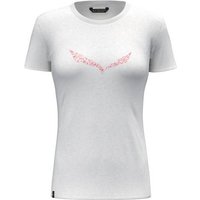 SALEWA Damen Shirt SOLID DRI-REL, Größe 36 in Weiß
