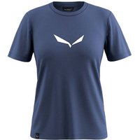 SALEWA Damen Shirt SOLID DRI-REL, Größe 40 in Blau