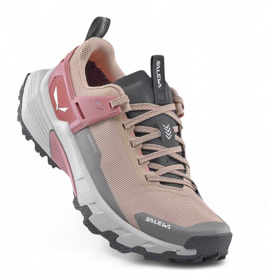 Salewa Pedroc 2 Powertex (Speed-Hiking, wasserdicht) beige/rosa/grau Damen Wanderschuh – Bild 5 von 5