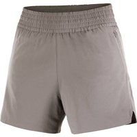 SALOMON Damen Tights ""SHAKEout CORE 2IN1 4"""", Größe XL in Grau