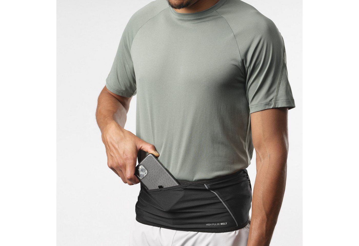 Salomon Laufgürtel HIGH PULSE elastisches Material, breites Design, in verschiedenen Größen – Bild 4 von 5