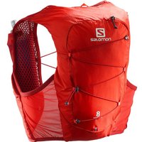 SALOMON Rucksack ACTIVE SKIN 8 SET, Größe L in Rot