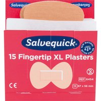 Salvequick Fingerkuppenpflaster "REF 6454" 15 Stk., elastisch 8,3 x 5,7 cm