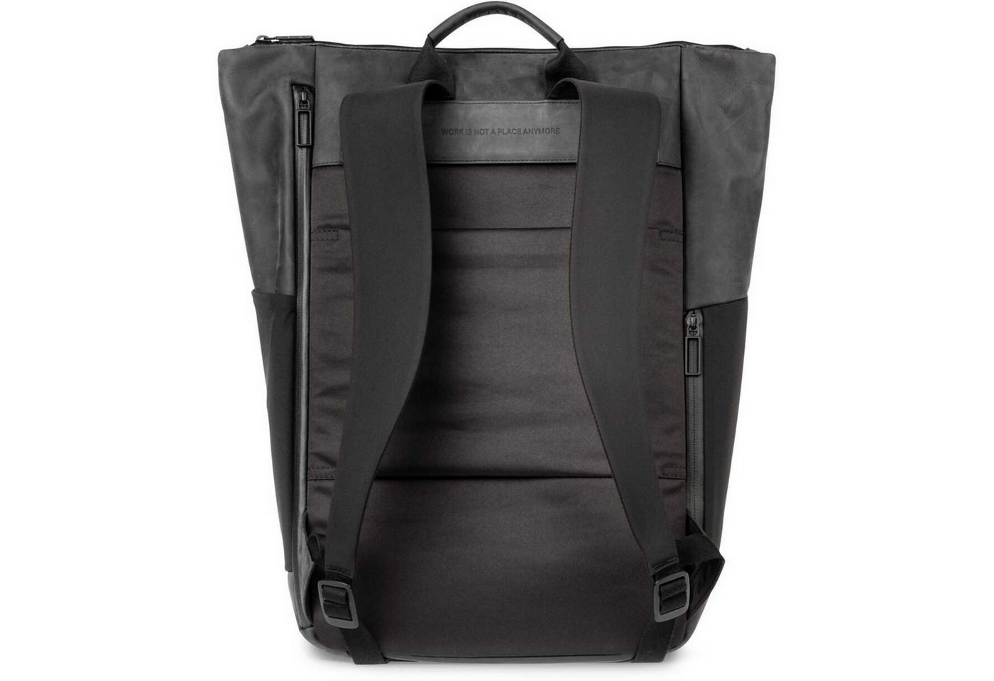 Salzen Freizeitrucksack Rucksack Vertiplorer Leather Charcoal Black – Bild 3 von 5