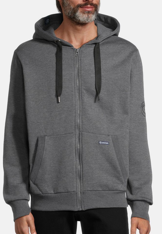 salzhaut Sweatjacke BREKER Herren normale Passform komfortabler Fit, nordisch klar – entspannter Look mit Haltung – Bild 3 von 5