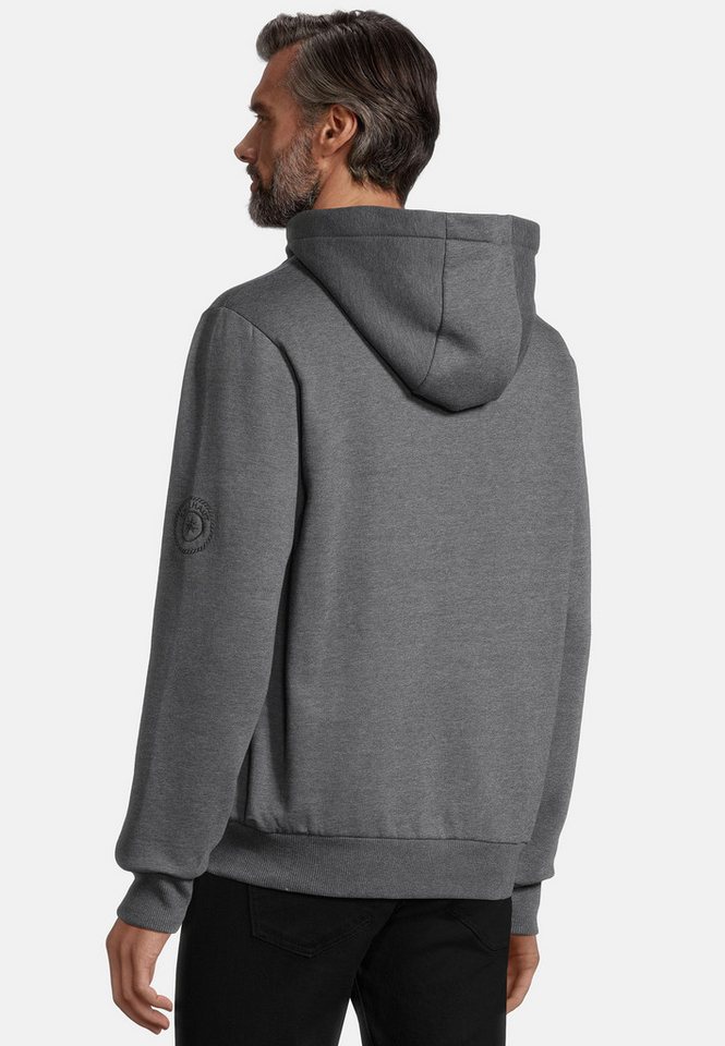 salzhaut Sweatjacke BREKER Herren normale Passform komfortabler Fit, nordisch klar – entspannter Look mit Haltung – Bild 5 von 5