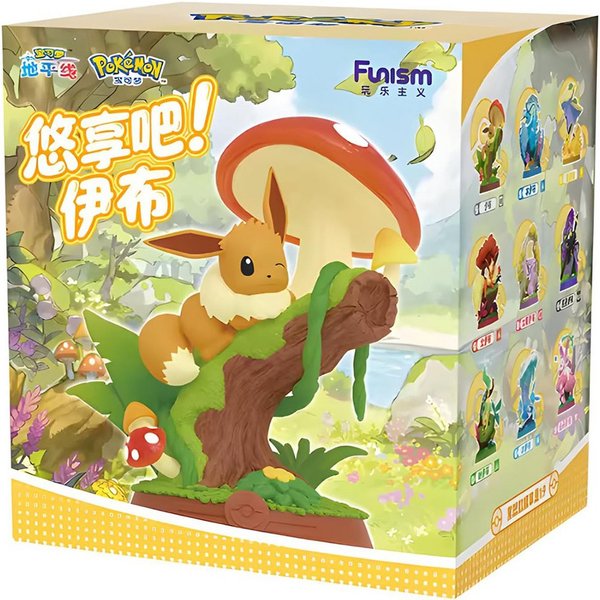 POKÉMON Sammelfigur Pokémon Funism Eeveelution Adventure Series 3 Blind Box Sammelfigur