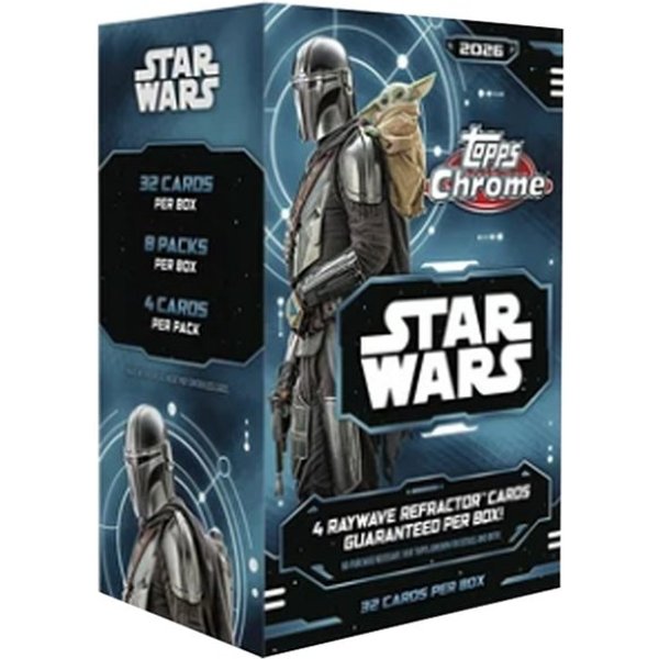 Topps Sammelkarte 2026 Topps Chrome Star Wars Value Box Englisch