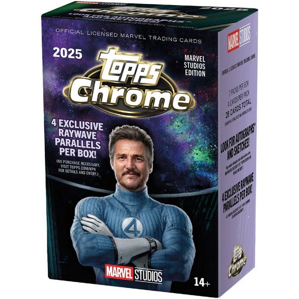 Topps Sammelkarte Topps Chrome Marvel Studios 2025 - 1 x Value Box