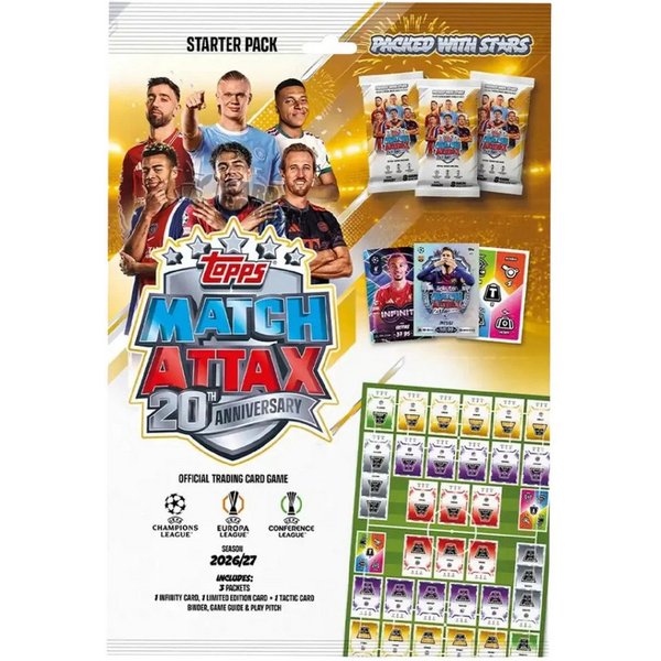 Topps Sammelkarte Topps Match Attax UCC 2026/27 Starter Pack