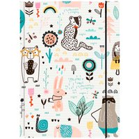 Sammelmappe "Wildlife", DIN A4 mit Gummizug, 3 Einschlagklappen, Recyclingkarton 500 g/m²