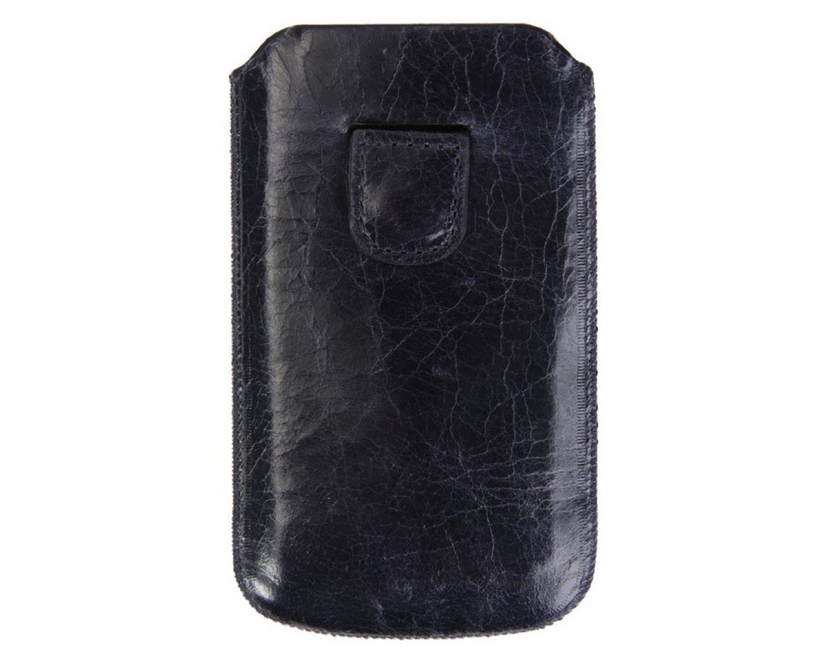 Samsonite Handyhülle Leder Universal Pouch Tasche Toledo Blau, Schutz-Hülle Etui für klassisches Handy MP3 MP4-Player Audio-Player – Bild 2 von 4