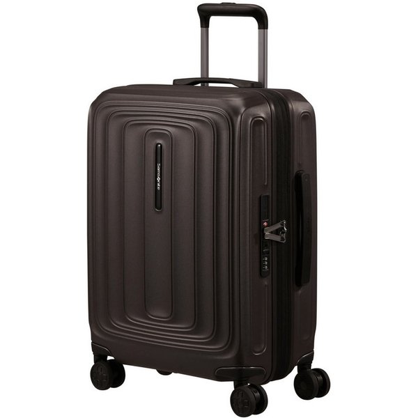 Samsonite Hartschalen-Trolley 2WANDER, 4 Rollen, aus robustem Polycarbonat, mit Adressetikett und Dehnfalte