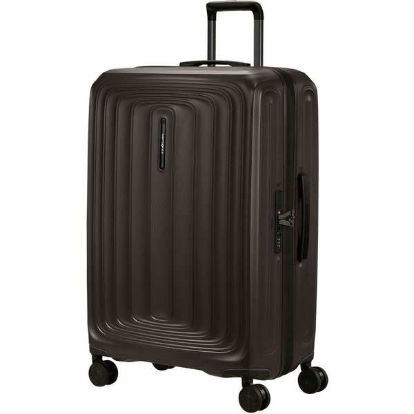 Samsonite Hartschalen-Trolley 2WANDER, 4 Rollen, aus robustem Polycarbonat, mit Adressetikett und Dehnfalte