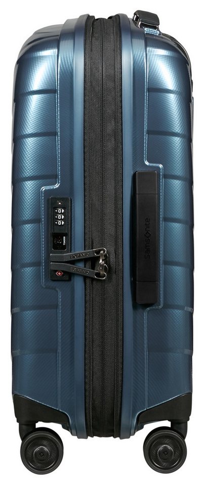 Samsonite Hartschalen-Trolley ATTRIX, verschiedene Größen und Farben, 4 Rollen, aus Polypropylen, mit Bodenfach, Reißverschlussfach und Tasche – Bild 4 von 5