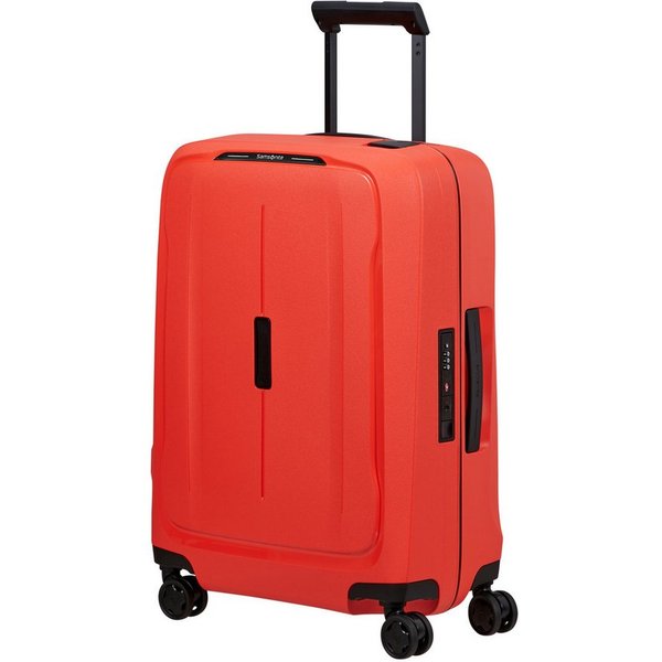 Samsonite Hartschalen-Trolley ESSENS, verschiedene Größen und Farben, 4 Rollen, Unisex Koffer, mit mehreren Fächern