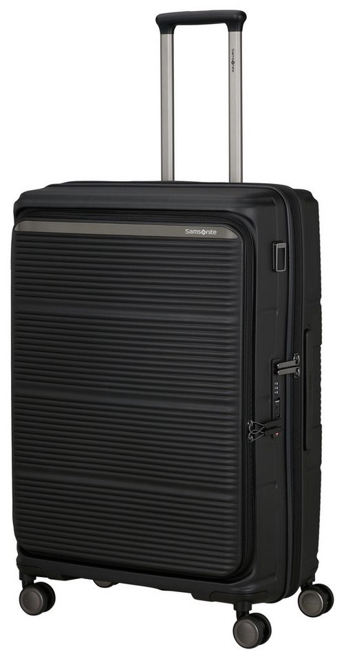 Samsonite Hartschalen-Trolley PARALUX, verschiedene Größen und Farben, 4 Rollen, mit arretierbarem und versenkbarem Druckknopf-Trolleysystem – Bild 2 von 5