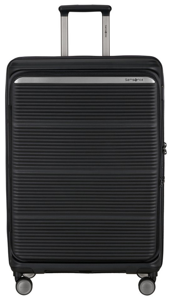 Samsonite Hartschalen-Trolley PARALUX, verschiedene Größen und Farben, 4 Rollen, mit arretierbarem und versenkbarem Druckknopf-Trolleysystem – Bild 3 von 5