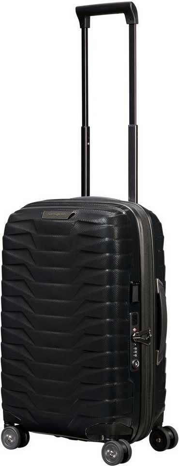 Samsonite Hartschalen-Trolley PROXIS, verschiedene Größen und Farben, 4 Rollen, arretierbares und versenkbares Druckknopf-Trolleysystem – Bild 3 von 5