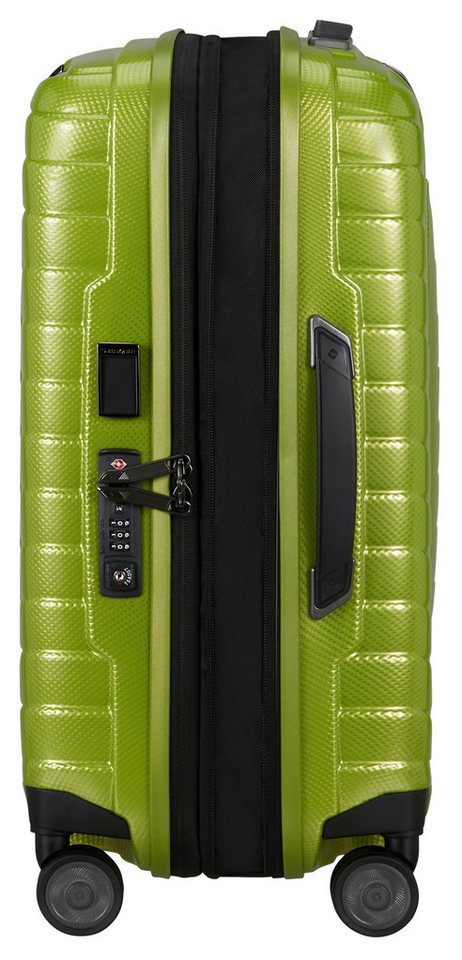Samsonite Hartschalen-Trolley PROXIS, verschiedene Farben, 4 Rollen, aus Polypropylen, Tragegriff oben und seitlich – Bild 4 von 5