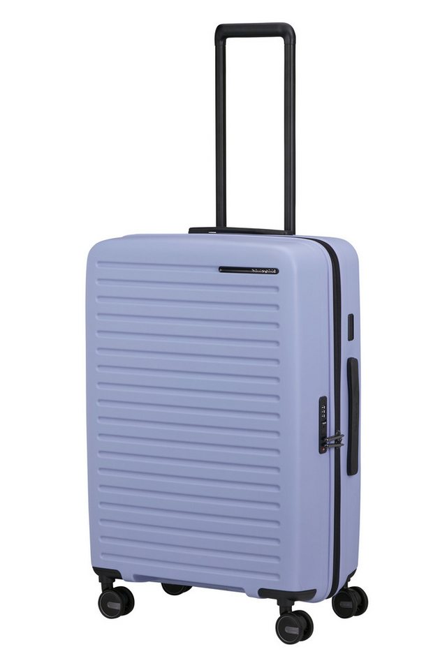 Samsonite Hartschalen-Trolley RESTACKD, 4 Rollen, Unisex Koffer, mit fester Trennwand und verstellbaren Packgurten – Bild 2 von 5