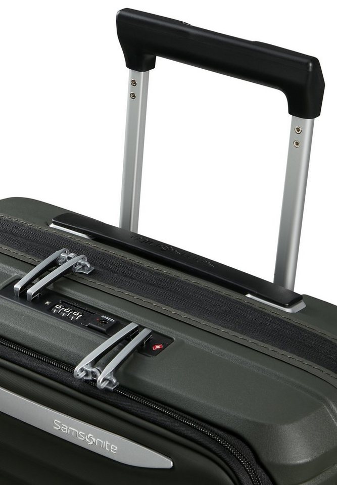 Samsonite Hartschalen-Trolley UPSCAPE 55 mit Frontfach, 4 Rollen, Unisex Koffer mit Volumenerweiterung, mit Tragegriff oben und seitlich – Bild 5 von 5