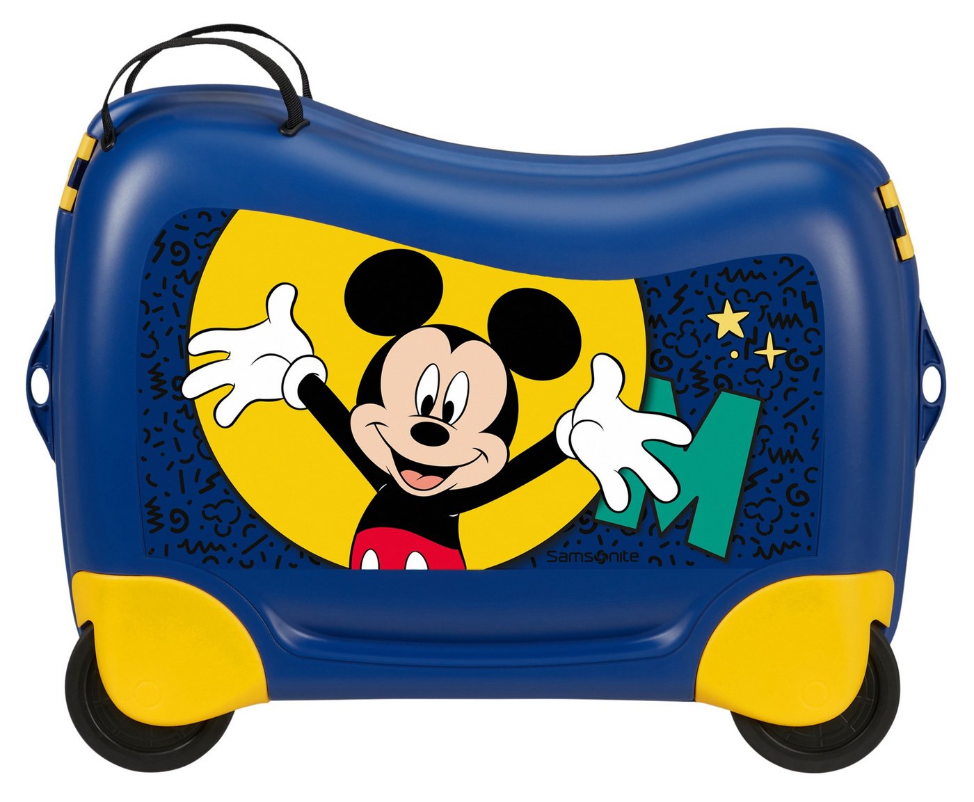 Samsonite Kinderkoffer DREAM2GO DISNEY, MICKEY HAPPY, 4 Rollen, aus Polypropylen, mit Haltegurt, mit Kreuzspannbändern im Hauptfach – Bild 2 von 5