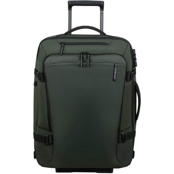 Samsonite Reisetasche ARMOX, 55 cm, Duffle mit Rollen TSA-Schloss Packgurte Trolley-Gestänge