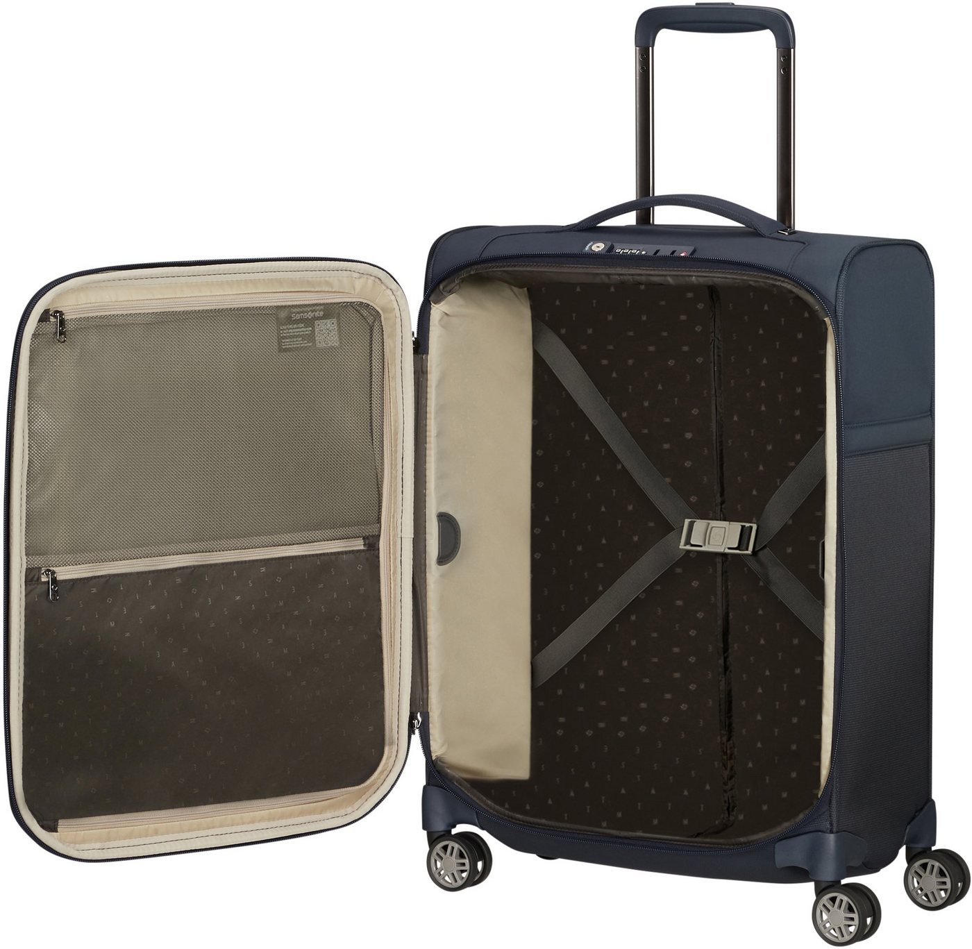 Samsonite Weichgepäck-Trolley AIREA, verschiedene Größen und Farben, 4 Rollen, mit Volumenerweiterung, mit mehreren Tragegriffen, mit Fronttasche – Bild 3 von 5