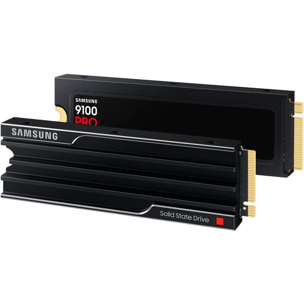 Samsung 9100 PRO Heatsink PCIe® 5.0 NVMe™ M.2 interne Gaming-SSD (2 TB) 14700 MB/S Lesegeschwindigkeit, 13400 MB/S Schreibgeschwindigkeit