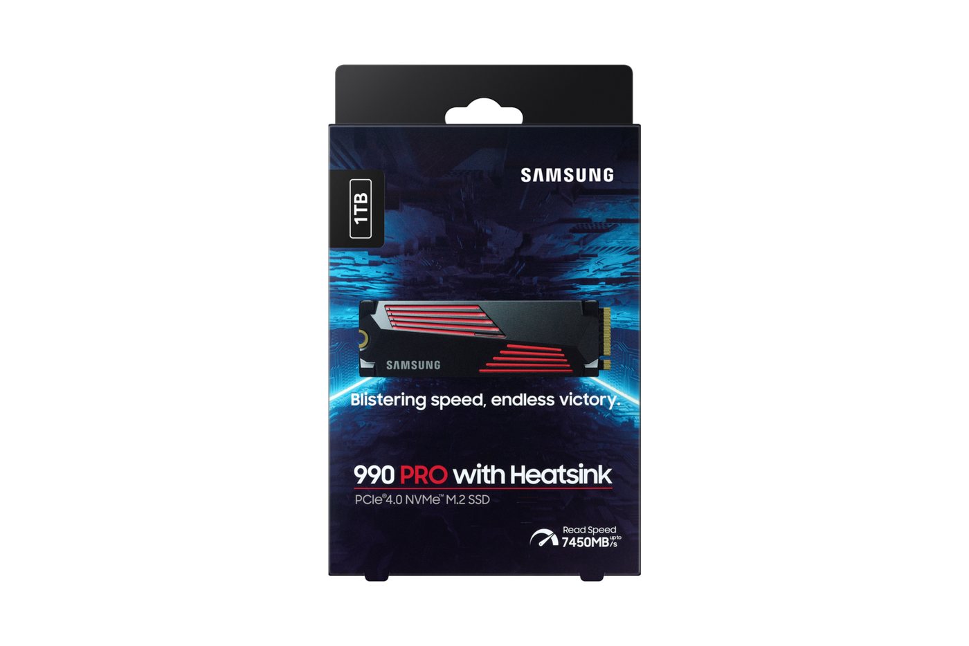 Samsung 990 PRO Heatsink interne SSD (1TB) 2,5" 7450 MB/S Lesegeschwindigkeit, 6900 MB/S Schreibgeschwindigkeit, mit Kühlkörper – Bild 5 von 5