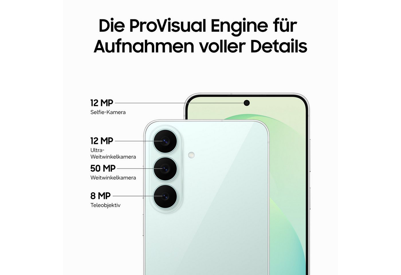 Samsung Galaxy S26 FE Smartphone (17,11 cm/6,7 Zoll, 128 GB Speicherplatz, 50 MP Kamera) – Bild 3 von 5