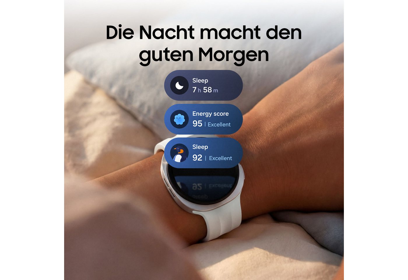 Samsung Galaxy Watch9 Smartwatch (4,0 cm/1,3 Zoll, Wear OS by Samsung) – Bild 3 von 5