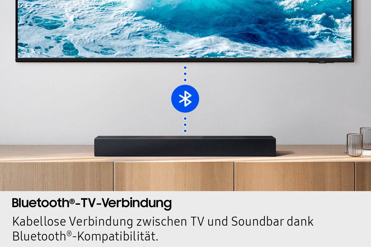 Samsung HW-B410GF Soundbar Soundbar 2.0 (Bluetooth, 20 W, 2.0-Kanal Surround Sound System, Game Mode, One Remote Control) – Bild 5 von 5