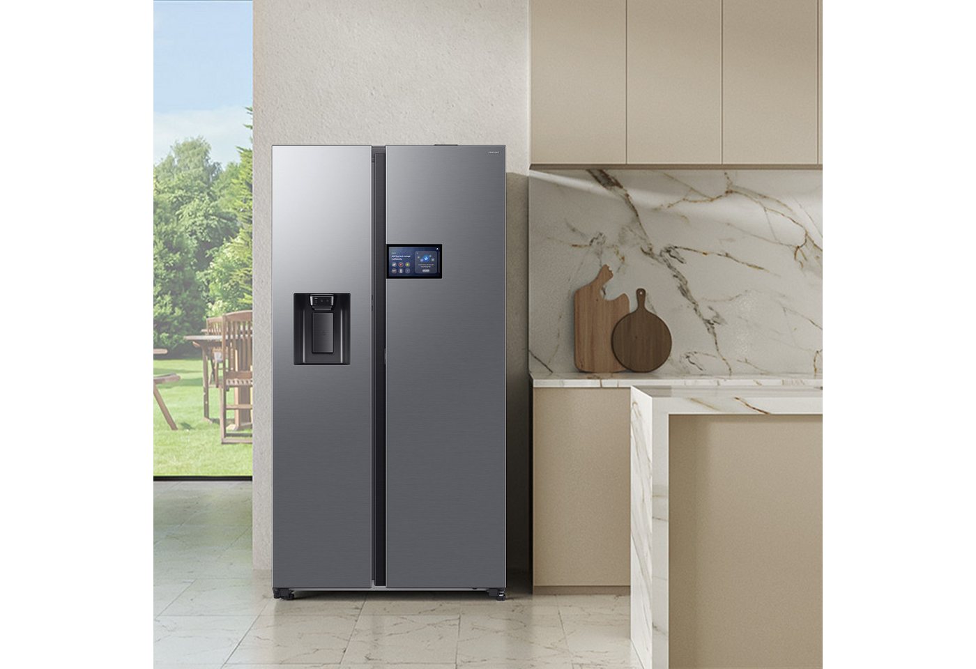 Samsung Side-by-Side RS94F RS90F65EDT, 178,4 cm hoch, 91,2 cm breit, Separate Temperaturregelung für Kühl- und Gefrierbereich – Bild 3 von 5