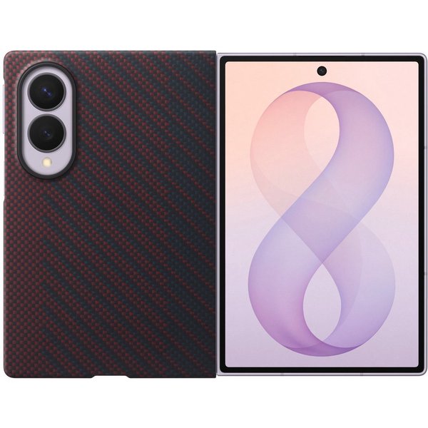 Samsung Smartphone-Hülle Carbon Magnet Case für Galaxy Fold8, Backcover, Schutzhülle, Handyschutzhülle, Case, Schutzcase, stoßfest