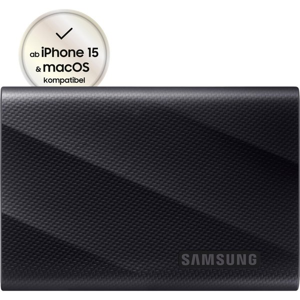 Samsung T9 externe SSD (2 TB) 3,5" 2000 MB/S Lesegeschwindigkeit, 1950 MB/S Schreibgeschwindigkeit