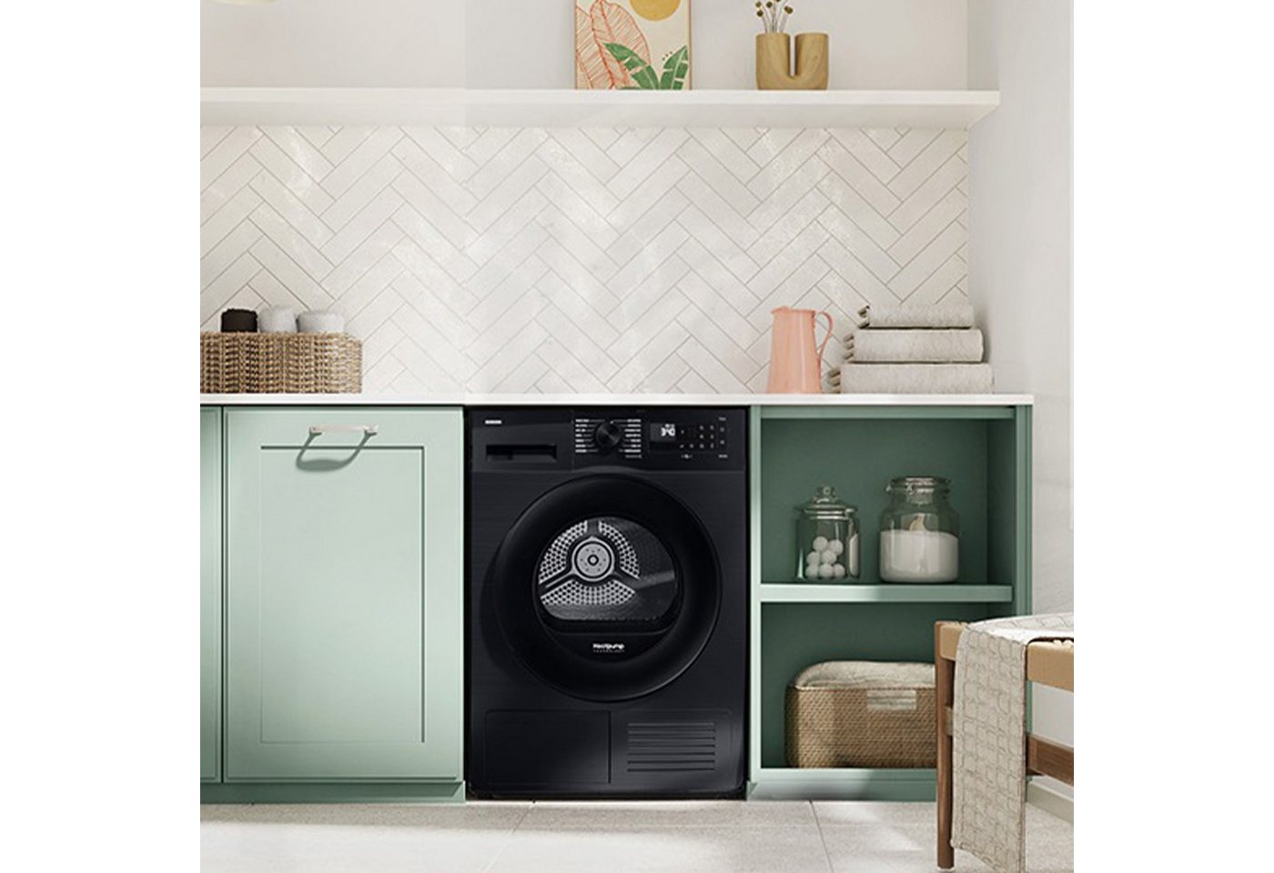 Samsung Wärmepumpentrockner DV5000D DV9D5-C, Optimal Dry ‑ Intelligent Trocknen mit Sensoren – Bild 2 von 5