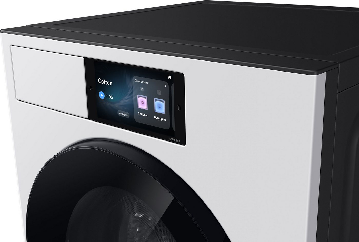 Samsung Waschmaschine WF90H09C4W, 9 kg, 1400 U/min – Bild 3 von 5