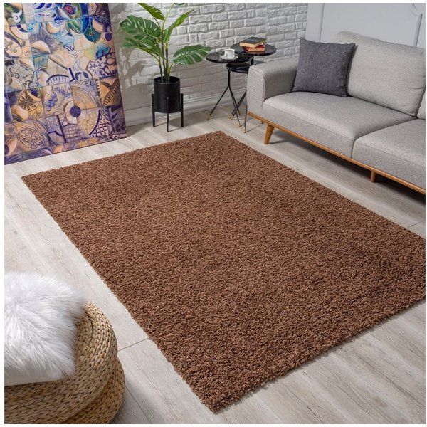 Sanat Hochflor-Teppich LOCA, auch als Läufer und in Rund, rechteckig, Höhe: 30 mm, Wohnzimmer, Langflor, Shaggy, Schlafzimmer
