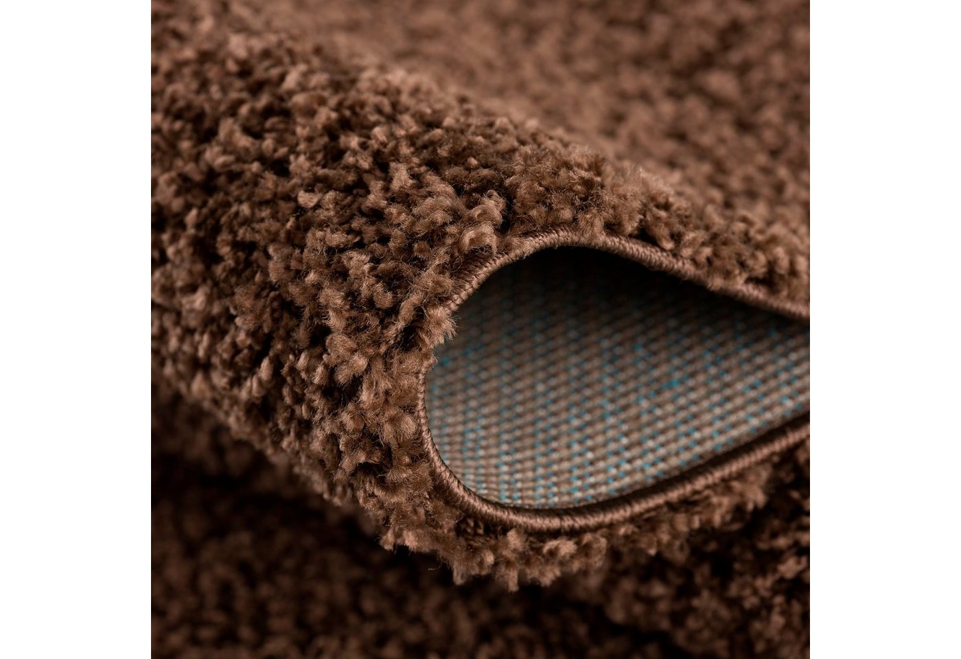 Sanat Hochflor-Teppich LOCA, auch als Läufer und in Rund, rund, Höhe: 30 mm, Wohnzimmer, Langflor, Shaggy, Schlafzimmer – Bild 2 von 5