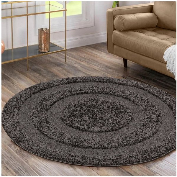 Sanat Hochflor-Teppich Luxus 3500, auch in Rund erhältlich, rund, Höhe: 30 mm, robuster Langflor, weich, Wohnzimmer, Schlafzimmer