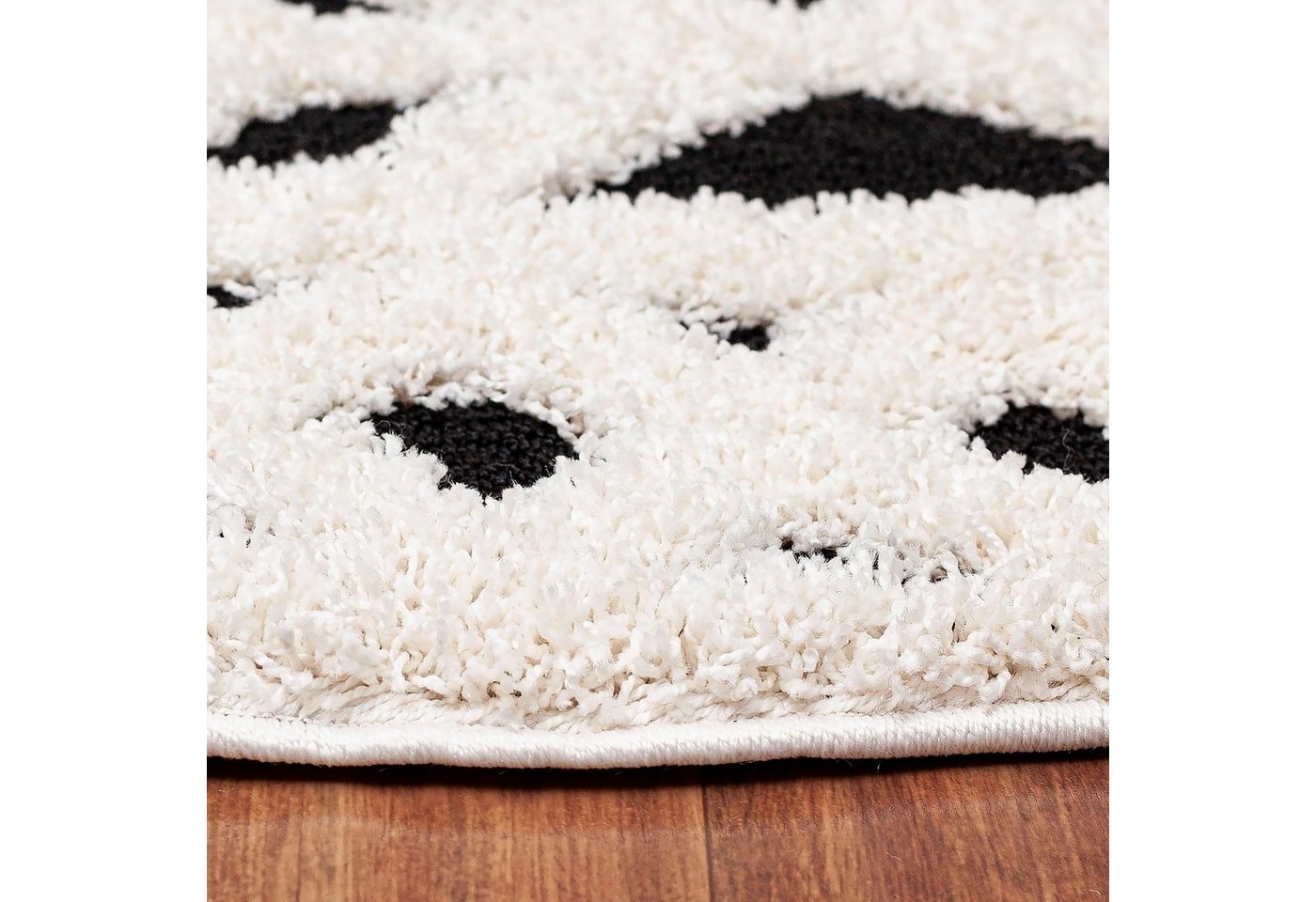 Sanat Hochflor-Teppich Luxus 3506, auch in Rund erhältlich, rund, Höhe: 30 mm, robuster Langflor, weich, Wohnzimmer, Schlafzimmer – Bild 3 von 5